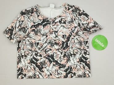 bluzki z kwiacistym wzorem: Gina Tricot, T-shirt damski, rozmiar S — 2