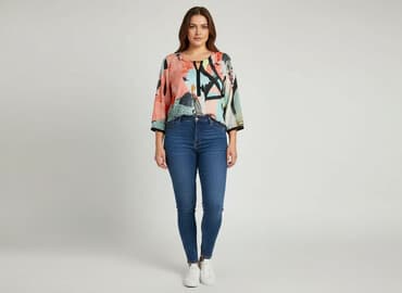 srebrne bluzki wieczorowe: Bluzka damska, rozmiar XL — 7