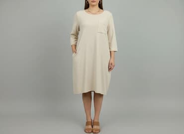 sukienka na komunię dla chrzestnej allegro: Sukienka damska, L — 7