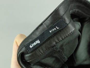 sinsay spodnie z eko skóry: Sinsay, Spodnie materiałowe damskie, rozmiar L — 5