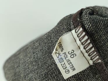 srebrne buty deichmann: Spodnie materiałowe damskie, rozmiar S — 4