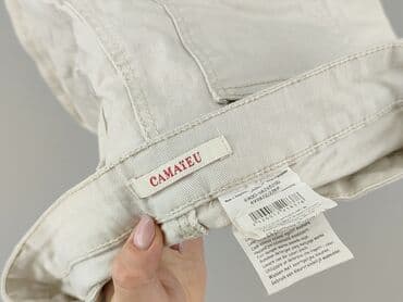 krótkie spodenki beżowe: CAMAIEU, Szorty damskie, rozmiar M — 4