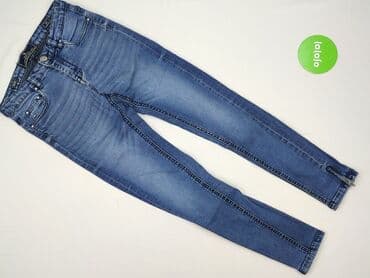 jeansy plus size wysoki stan: Jeansy damskie, rozmiar S — 6