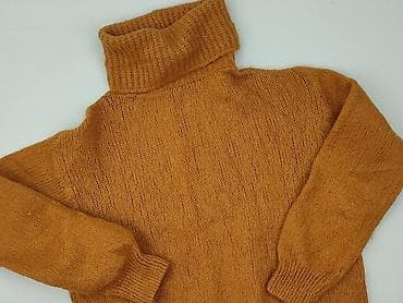 beżowy sweter: Golf damski, rozmiar XS — 1