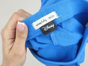 spodnie woskowane z wysokim stanem: Sweatpants, Disney, 1.5-2 years, 92, condition - Very good — 5