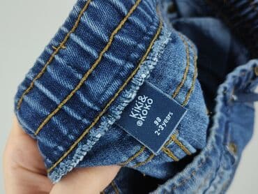 fioletowe spodnie dla niemowląt: Spodnie jeansowe, Kiki & Koko, 2-3 lat, 92/98, stan - Bardzo dobry — 4