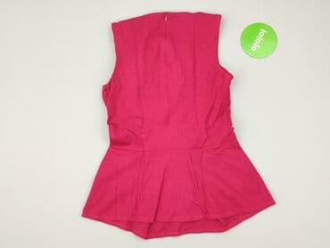 czerwona bluzka z baskinką: Pretty Girl, Bluzka damska, rozmiar S — 3