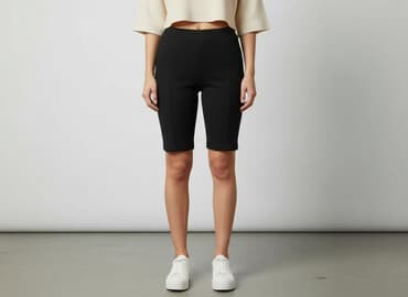 krótkie spodenki w paski bershka: Bershka, Szorty damskie, rozmiar S — 7