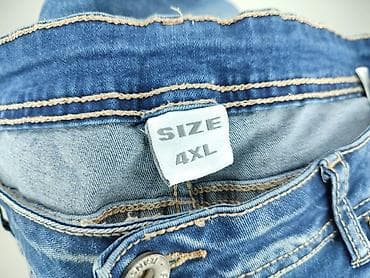 jeansy plus size: Jeansy damskie, rozmiar 4XL — 4