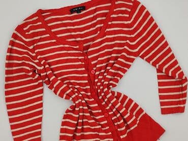 sweter w paski z serduszkiem: Amisu, Kardigan damski, rozmiar S — 1