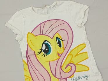 lidl podkoszulki dziewczęce: T-shirt, H&M, 10 years, 134-140 cm, condition - Very good — 1