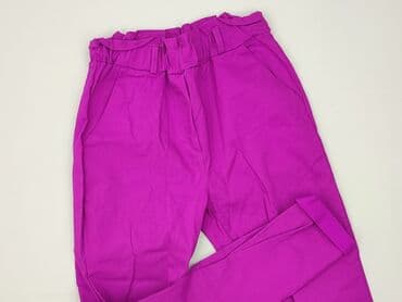 jeansy damskie podarte: Material trousers for women, size S (EU 36) — 1