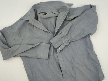 jaka koszula do szarej marynarki: Shirt for men, size L — 1