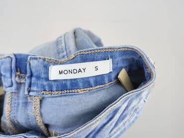 legginsy z wysokim stanem modelujące: Jeansy damskie, S — 5