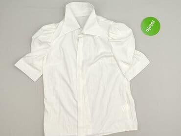 biała koszula z kołnierzykiem damska: Сорочка жіноча, розмір S — 2