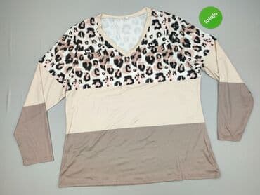 bluzka panterka plus size: Bluzka damska, 2XL — 2