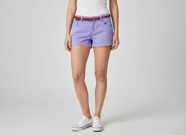 krótkie bawełniane spodenki damskie: Szorty damskie, rozmiar L — 6