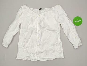 biala bluzka z dlugim rekawem: Bluzka damska, rozmiar S — 2