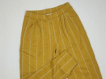 spodnie w paski pull and bear: PULL&BEAR, Material trousers for women, size S — 1