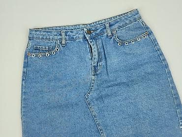 high waisted jeans: Spódnica damska, rozmiar L — 1