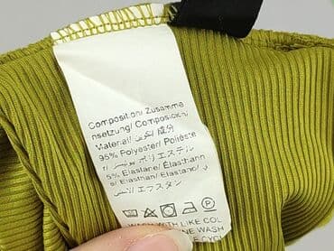 bluzka żółta w czarne paski: Shein, Top damski, rozmiar L — 5