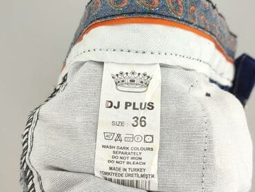 new yorker spodnie w krate: Material trousers for women, size S — 6