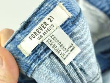 podarte jeansy: Forever 21, Shorts for women, size XS (EU 34) — 4