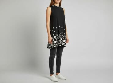 bluzki z golfem: Tunika damska, rozmiar S — 5