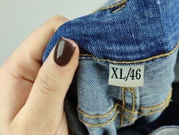 jeansowe spódnice asymetryczne: Spódnica damska, rozmiar XL — 4