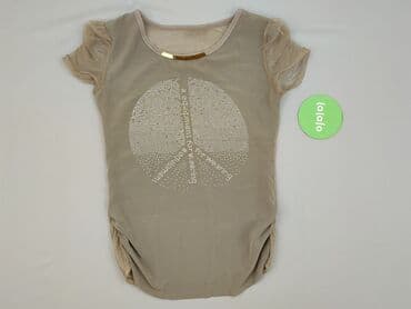 białe bluzki ze zlotym nadrukiem: Bluzka damska, rozmiar S — 2