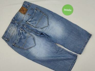 krotkie spodenki jeansowe: DENIM JEANS, Szorty dla mężczyzn, rozmiar L — 3