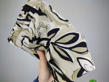 szerokie spodnie do kolan: Women`s trousers, size L — 4