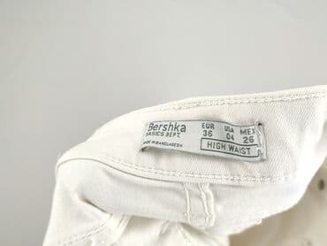 białe cargo bershka: Bershka, Spodnie cargo damskie, rozmiar S — 4