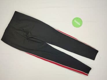 czarne legginsy prążkowane: Zara, Legginsy Sportowe damskie, rozmiar S — 3