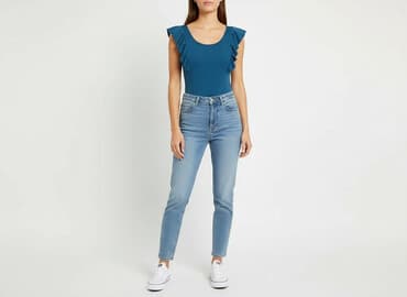 zara body z falbanką: Shein, Body damskie, rozmiar S — 7