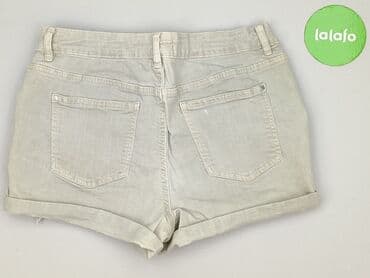 szare krótkie spodenki: Denim, Szorty damskie, rozmiar L — 3