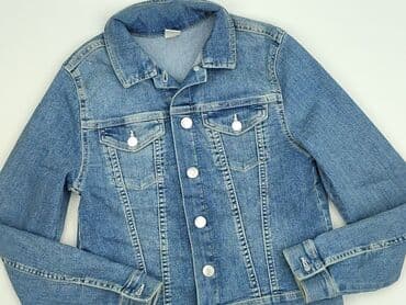 kurtki z fredzlami: Dziecięca kurtka jeansowa, 11 lat, 140-146 cm, stan - Bardzo dobry — 1