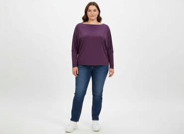 bluzki nietoperz sportowa: Bluzka damska, rozmiar 5XL — 6