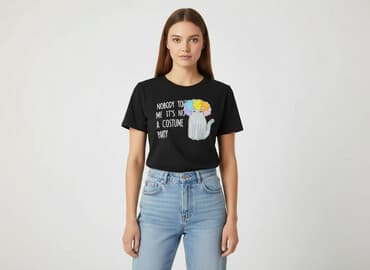 koszulki damskie z zabawnymi nadrukami: T-shirt damski, rozmiar S — 1