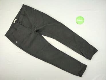Women: Material trousers for women, size S (EU 36) — 2