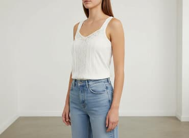 biala marynarka do sukienki: Bluzka damska, L — 6