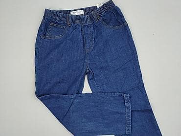 pull and bear baggy dresy: Spodnie jeansowe, 11 lat, 140/146, stan - Bardzo dobry — 1