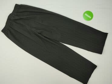 spodnie dla grubych: Spodnie materiałowe damskie, L — 3