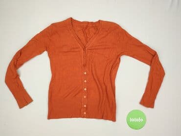 pomarańczowy sweter h: Kardigan damski, rozmiar S — 2