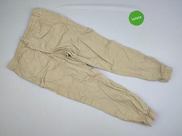 crop spodnie: Sinsay, Spodnie cargo damskie, rozmiar XL — 3