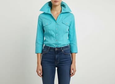 skladanie koszulki: Koszula damska, rozmiar M — 7