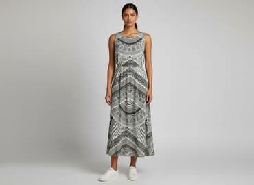 sukienka maskująca brzuch i biodra: Sukienka damska, rozmiar M — 1