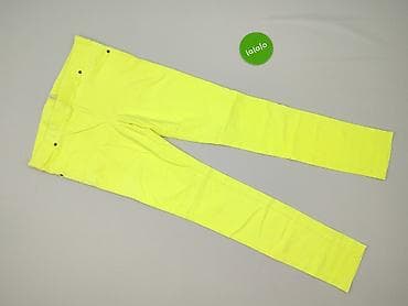 nike dresy: Damskie spodnie rurki C&A, kolor neonowy żółty. - Fason — 2