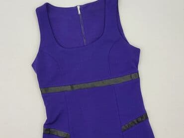 fioletowa sukienka z długim rękawem: Sukienka damska, rozmiar S — 1