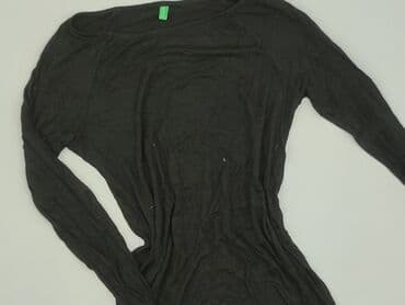 czarne t shirty basic: Benetton, Sukienka damska, rozmiar S — 1
